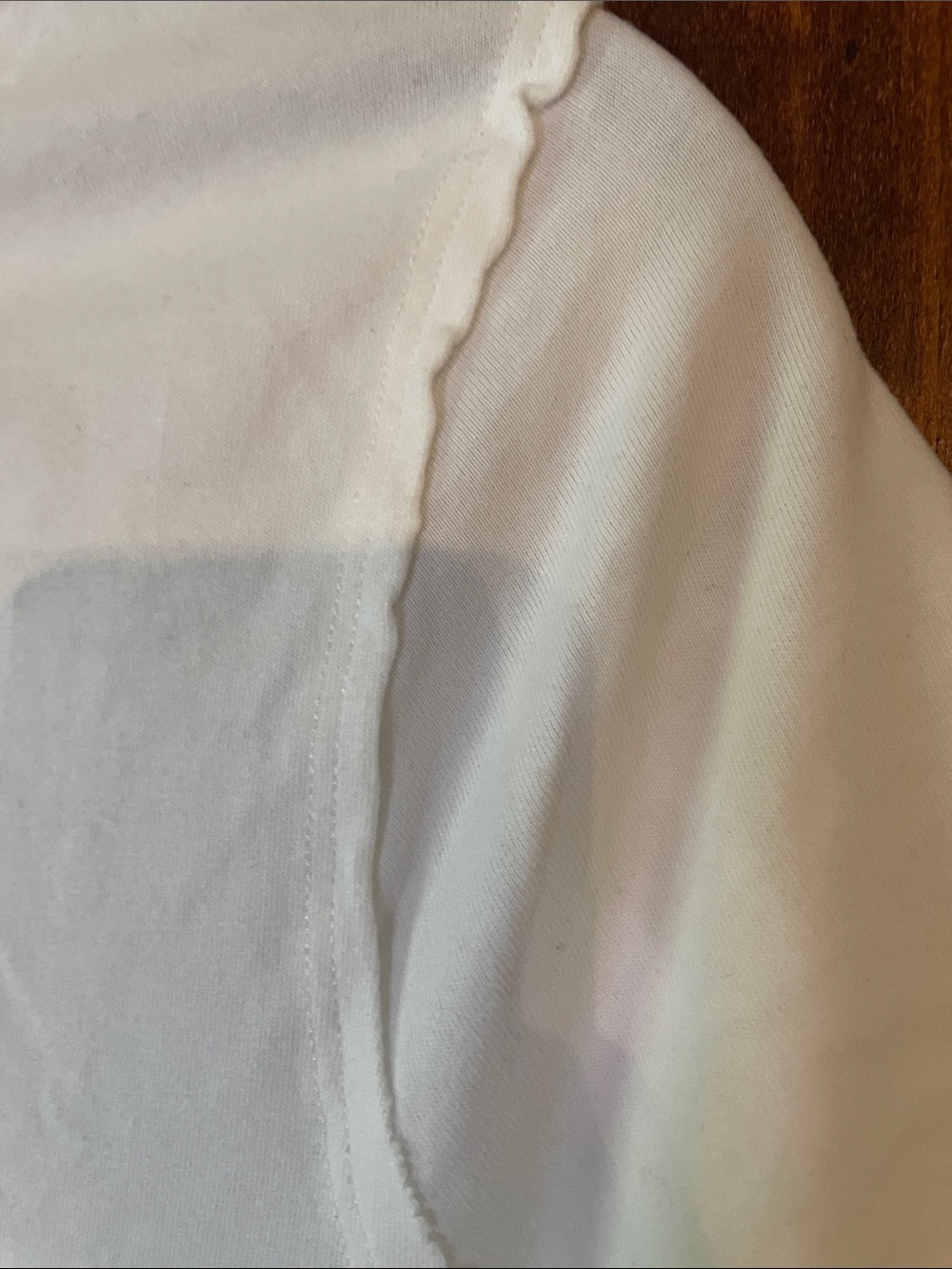 Tricia Fix x Free People White Short Sleeve Tee with Goose Patch SzM NWT - Picture 7 of 11